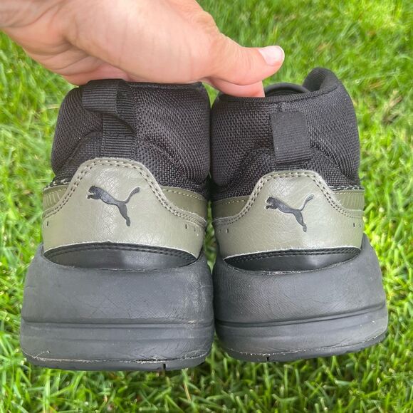 Puma X-Ray 2 Square Mid Winter Sneaker Boot Sz 11 Green / Black - Picture 8 of 15